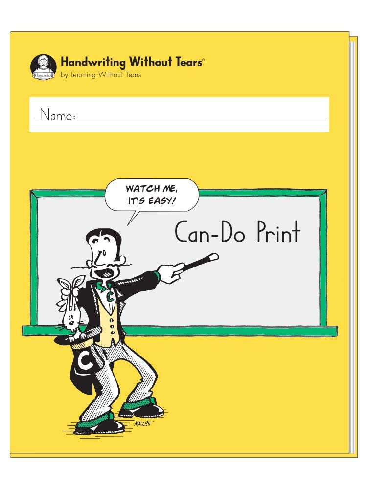Learning Without Tears, Can-Do Print Student Workbook, Age 10+, 5th Grade+, Print Handwriting Practice, Writing Book, School & Home, Language Arts, Tutoring